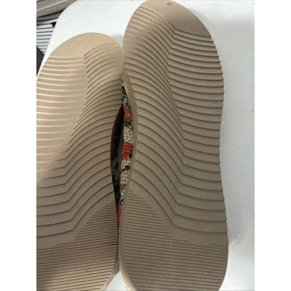 Michelle Mexico  MultiColor Fabric Espadrille Flats Women’s Size 9 New Floral